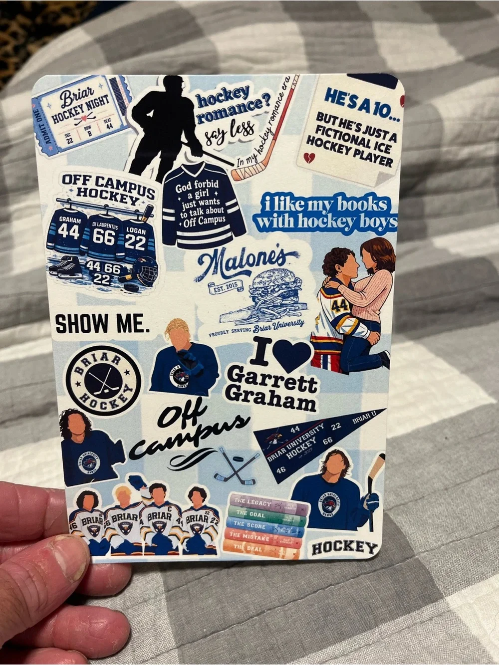 Off Campus Hockey Kindle Insert